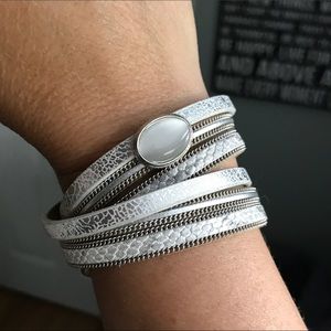 Silver Wrap Bracelet